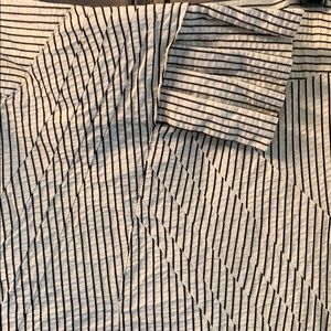 Eva Franco Seersucker pencil Skirt Fr Sz 8/US Sz 4